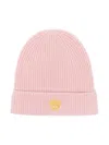 Versace Medusa Head-embroidered Beanie In Pink