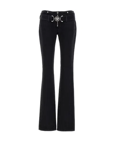 Versace Medusa Head Flared Jeans