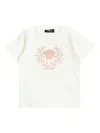 Versace Medusa Head Floral-print T-shirt In White