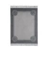 Versace Medusa Head Fringed-edge Blanket In Gray
