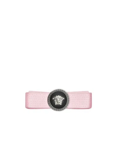 Versace Medusa Head Hair Clip In Pink