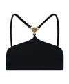 Versace Bikini Tops In Black
