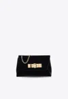 Versace Medusa Head In Gianni Ribbon Clutch Bag