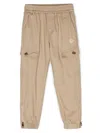 Versace Medusa Head-motif Cargo Trousers In Neutrals