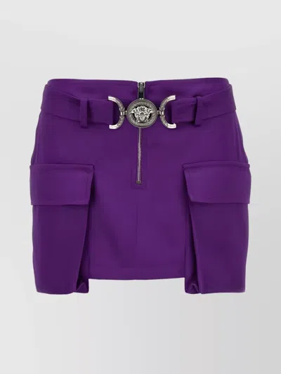 VERSACE MEDUSA HEAD-MOTIF ICONIC SKIRT