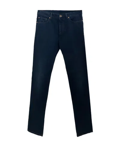 Versace Medusa Head-motif Jeans In Black