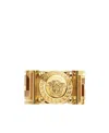 Versace Medusa Head Motif Ring In Yellow