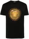 Versace Medusa Head-motif T-shirt In Black