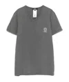 Versace Medusa Print T-shirt In Gray