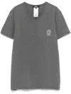 Versace Medusa Print T-shirt In Grey