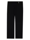 Versace Medusa-head Motif Trousers In Black