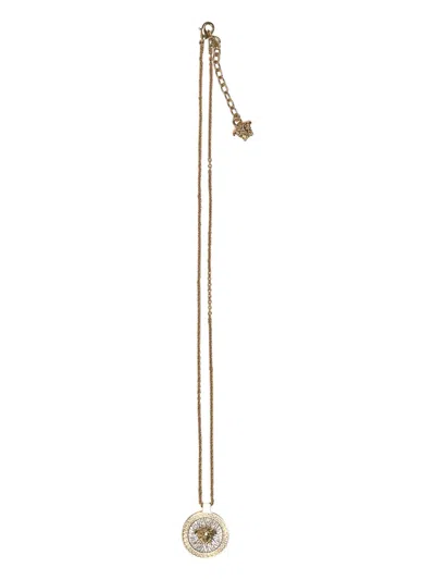 Versace Medusa Head Necklace In Gold