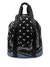 Versace Medusa-head Pattern Backpack In Black