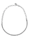 Versace Medusa Head-pedant Chain Necklace In Metallic