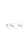 Versace Medusa Head Pilot-frame Glasses In Nude