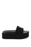 Versace Medusa Head Plaque Platform Mules
