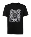 Versace Medusa Head-print T-shirt In Black