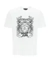 Versace Medusa Head-print T-shirt In Gray