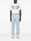 Versace White T-shirt With Medusa Head Logo Print On The Front In White