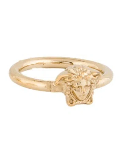 Pre-owned Versace Medusa Head Ring In Multi