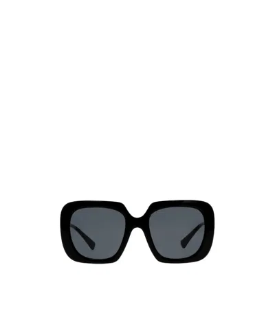 Versace Medusa Head Round-frame Sunglasses In Gray