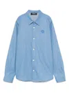 Versace Medusa-head Shirt In 蓝色