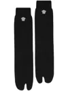Versace Medusa Head Socks In Black