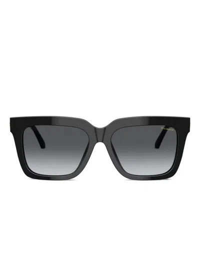 Versace Medusa Head Square-frame Sunglasses In Black