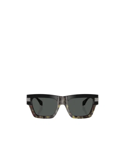 VERSACE MEDUSA HEAD SQUARE-FRAME SUNGLASSES