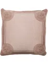 Versace Medusa-head Square-shaped Cushion In Brown