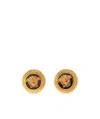 Versace Medusa Head-detail Stud Earrings In Yellow