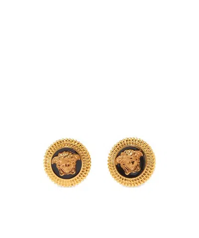 VERSACE MEDUSA HEAD STUD EARRINGS