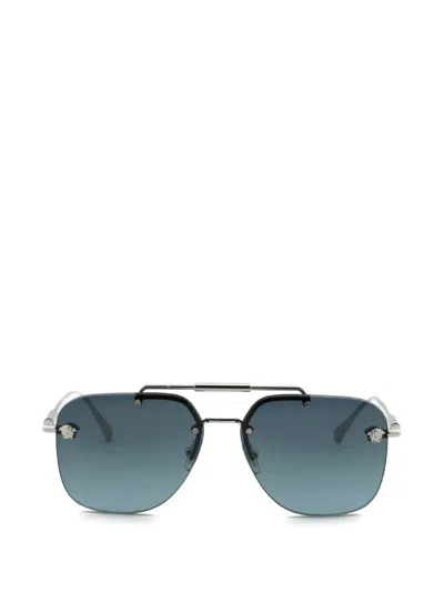 Versace Medusa Head Sunglasses In Orange