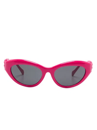 Versace Kids' Medusa-head Sunglasses In Pink