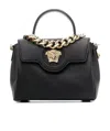 Versace Medusa Head Tote In Black