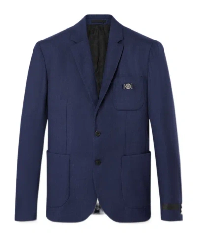 VERSACE VERSACE MEDUSA HEAD SINGLE-BREASTED TAILORED BLAZER