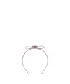 Versace Medusa Headband In Purple