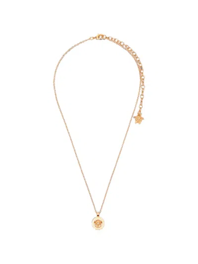 Versace Medusa Head-motif Necklace In Gold