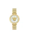 Versace Medusa Heritage Bracelet Watch In Gold