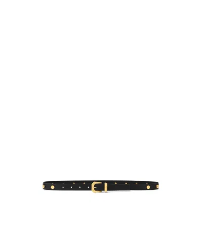 Versace Medusa Heritage Belt In Black