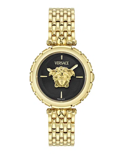 Versace Medusa Heritage Bracelet Watch In Gold