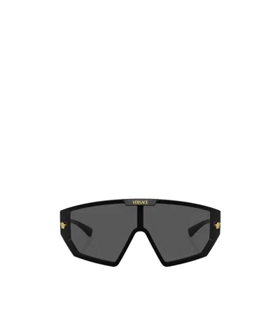 VERSACE MEDUSA HORIZON SHIELD-FRAME SUNGLASSES