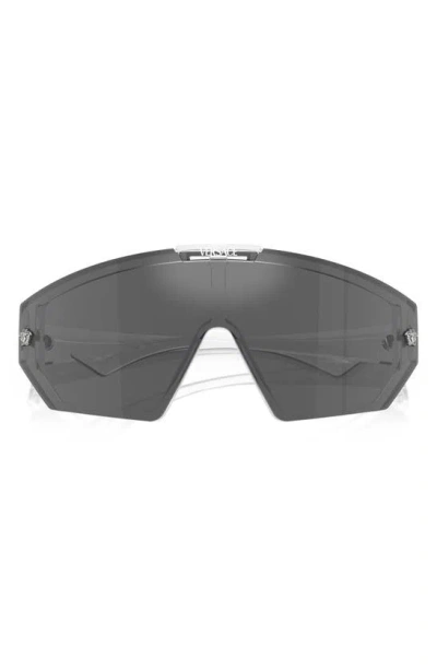 Versace Medusa Horizon Shield Sunglasses In Crystal