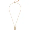 Versace Medusa Id Pendant Necklace In  Goldalladium-black
