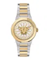 Versace Medusa Infinite Diamond Watch In Multi
