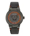 Versace Medusa Infinite Leather Watch In Multi