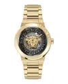 Versace Medusa Infinite Limited Edition Skeleton Automatic Watch In Gold
