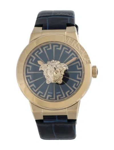 Pre-owned Versace Medusa Infinite Watch In Multicolor