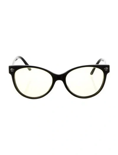 Pre-owned Versace Medusa Insignia Cat-eye Sunglasses In Multi
