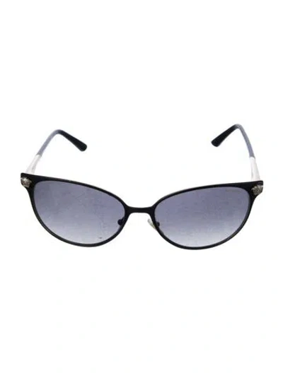 Pre-owned Versace Medusa Insignia Cat-eye Sunglasses In Multi